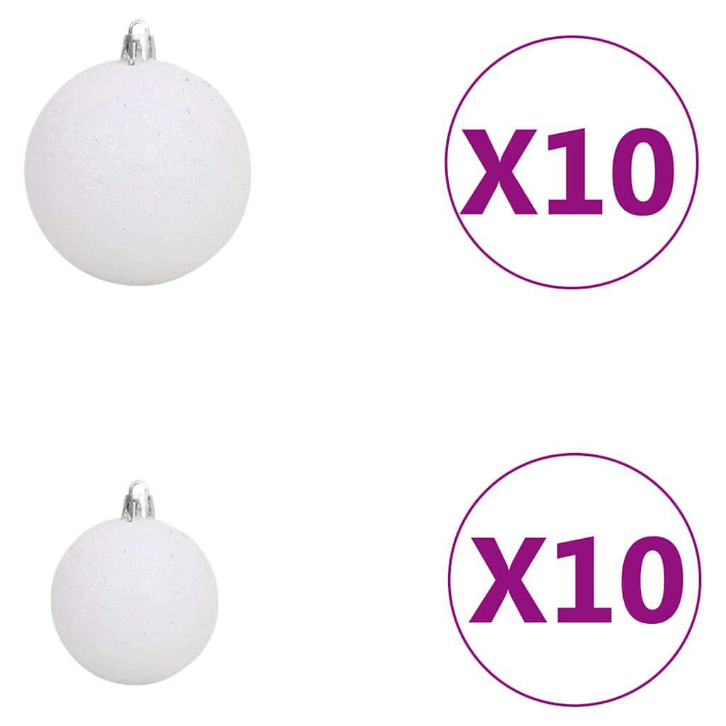 vidaXL Χριστουγεν. Δέντρο Τεχνητό Αρθρωτό με 300 LED & Μπάλες 300 εκ.