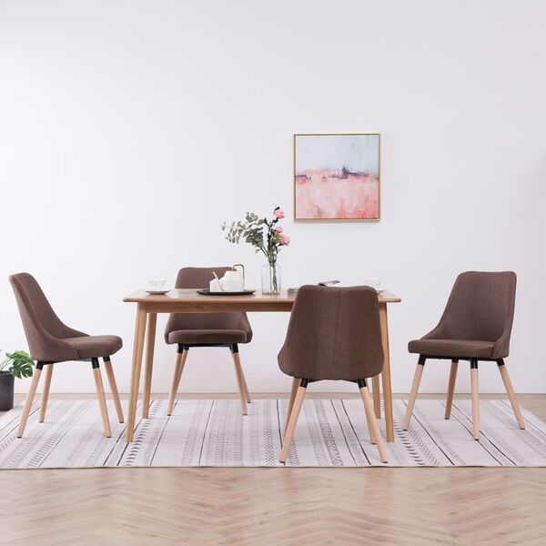 vidaXL &Kappa;&alpha;&rho;έ&kappa;&lambda;&epsilon;&sigmaf; &Tau;&rho;&alpha;&pi;&epsilon;&zeta;&alpha;&rho;ί&alpha;&sigmaf; 4 &tau;&epsilon;&mu;. &Kappa;&alpha;&phi;έ &Upsilon;&phi;&alpha;&sigma;&mu;ά&tau;&iota;&nu;&epsilon;&sigmaf;