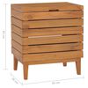 vidaXL Καλάθι Απλύτων 40 x 30 x 45 εκ. από Μασίφ Ξύλο Teak