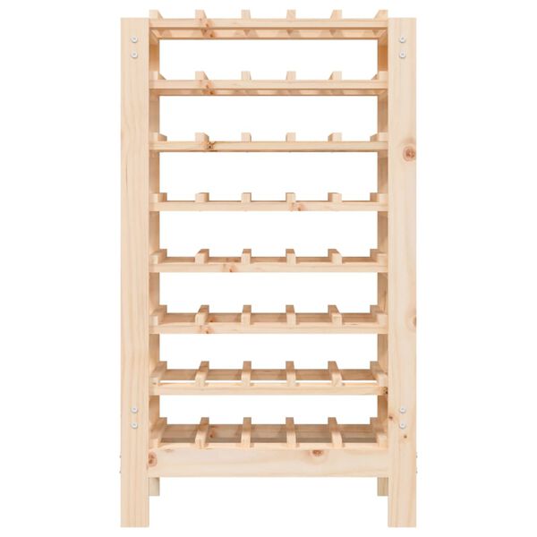 vidaXL Ραφιέρα Κρασιών 61,5 x 30 x 107,5 εκ. από Μασίφ Ξύλο Πεύκου