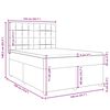 vidaXL &Kappa;&rho;&epsilon;&beta;ά&tau;&iota; Boxspring &mu;&epsilon; &Sigma;&tau;&rho;ώ&mu;&alpha; &Mu;&pi;&lambda;&epsilon; 140x190 &epsilon;&kappa;. &Upsilon;&phi;&alpha;&sigma;&mu;ά&tau;&iota;&nu;&omicron;