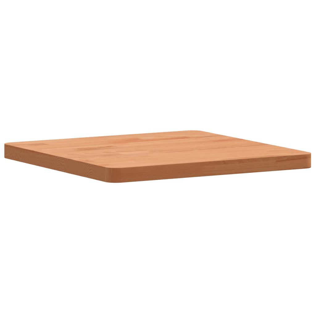 vidaXL Επιφάνεια Τραπεζιού Τετράγωνη 40x40x2,5 εκ. Μασίφ Ξύλο Οξιάς
