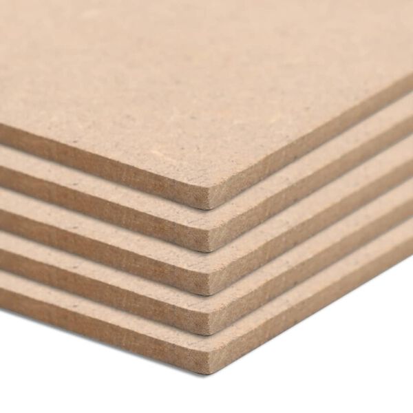 vidaXL Φύλλα MDF 8 τεμ. Τετράγωνα 60 x 60 εκ. 12 χιλ.