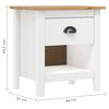 vidaXL Κομοδίνα Hill 2 Τεμ. 46 x 35 x 49,5 εκ. από Μασίφ Ξύλο Πεύκου