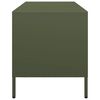 vidaXL Έπιπλο Τηλεόρασης Λαδί 101,5x39x43,5 εκ. Ατσάλι Ψυχρής Έλασης