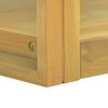 vidaXL Έπιπλο Μπάνιου Επιτοίχιο 90x45x35 εκ. από Μασίφ Ξύλο Teak