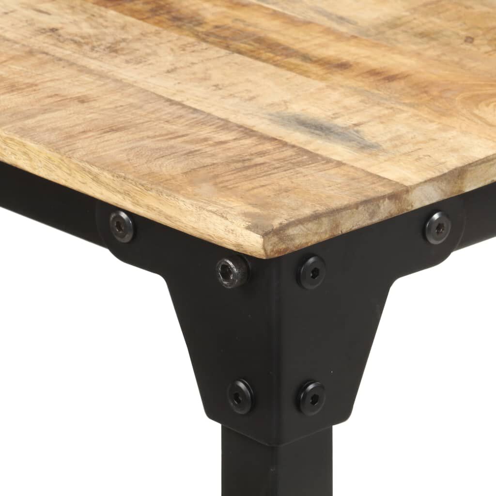 vidaXL Τραπεζαρία 160 x 80 x 76 εκ. από Ακατέργαστο Ξύλο Μάνγκο