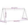 vidaXL Οροφή Κρεβατιού Παιδική Καφέ 199x80,5x88 εκ Μασίφ Ξύλο Πεύκου