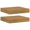 vidaXL &Rho;ά&phi;&iota; &Tau;&omicron;ί&chi;&omicron;&upsilon; 2 &tau;&mu;&chi;. &Mu;&pi;&epsilon;&zeta; 23 x 23,5 x 3,8 cm &Epsilon;&pi;&epsilon;&xi;&epsilon;&rho;&gamma;&alpha;&sigma;&mu;έ&nu;&omicron; &Xi;ύ&lambda;&omicron;