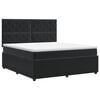 vidaXL &Kappa;&rho;&epsilon;&beta;ά&tau;&iota; box spring &mu;&epsilon; &sigma;&tau;&rho;ώ&mu;&alpha; &Mu;&alpha;ύ&rho;&omicron; 140 x 190 cm &Beta;&epsilon;&lambda;&omicron;ύ&delta;&omicron;