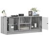 vidaXL Έπιπλο Τηλεόρασης Sonoma Γκρι 102x37x42 εκ. με Γυάλινες Πόρτες