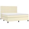 vidaXL &Kappa;&rho;&epsilon;&beta;ά&tau;&iota; Boxspring &mu;&epsilon; &Sigma;&tau;&rho;ώ&mu;&alpha; &Kappa;&rho;&epsilon;&mu; 180x200 &epsilon;&kappa;. &Sigma;&upsilon;&nu;&theta;&epsilon;&tau;&iota;&kappa;ό &Delta;έ&rho;&mu;&alpha;