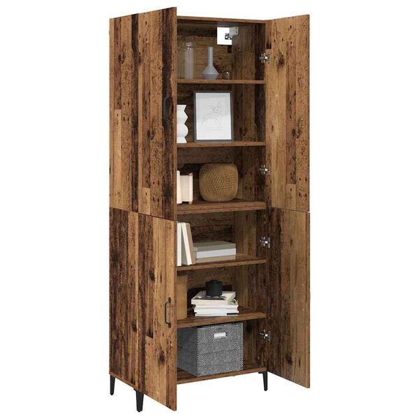 vidaXL Highboard 2 pcs &Pi;&alpha;&lambda;&alpha;&iota;ό &xi;ύ&lambda;&omicron; &Epsilon;&pi;&epsilon;&xi;&epsilon;&rho;&gamma;&alpha;&sigma;&mu;έ&nu;&omicron; &xi;ύ&lambda;&omicron;