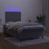 vidaXL &Kappa;&rho;&epsilon;&beta;ά&tau;&iota; Boxspring &mu;&epsilon; &Sigma;&tau;&rho;ώ&mu;&alpha; & LED &Sigma;&kappa;. &Gamma;&kappa;&rho;&iota; 120x200&epsilon;&kappa;. &Beta;&epsilon;&lambda;&omicron;ύ&delta;&iota;&nu;&omicron;