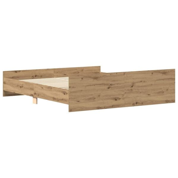 vidaXL Πλαίσιο κρεβατιού χωρίς στρώμα 180x200 εκ. Επεξεργασμένο Ξύλο
