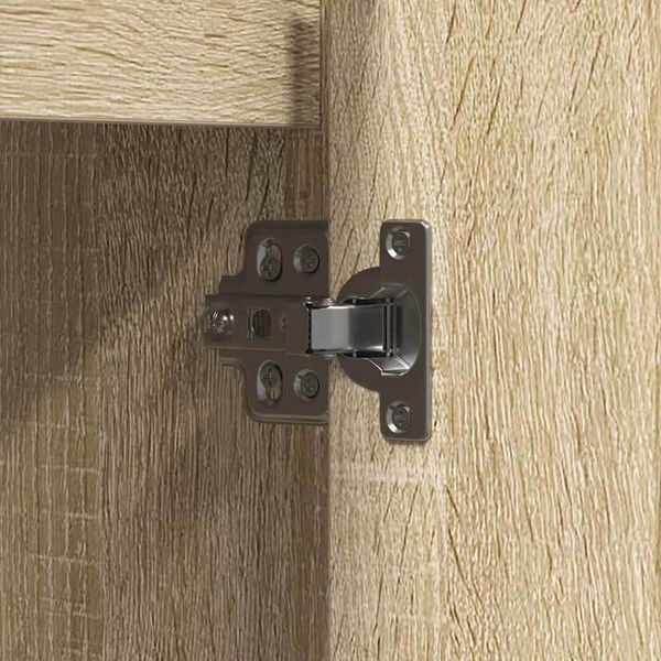 vidaXL Κομοδίνο Δρύς Sonoma 71 x 34.5 x 75 εκ. Επεξεργασμένο ξύλο