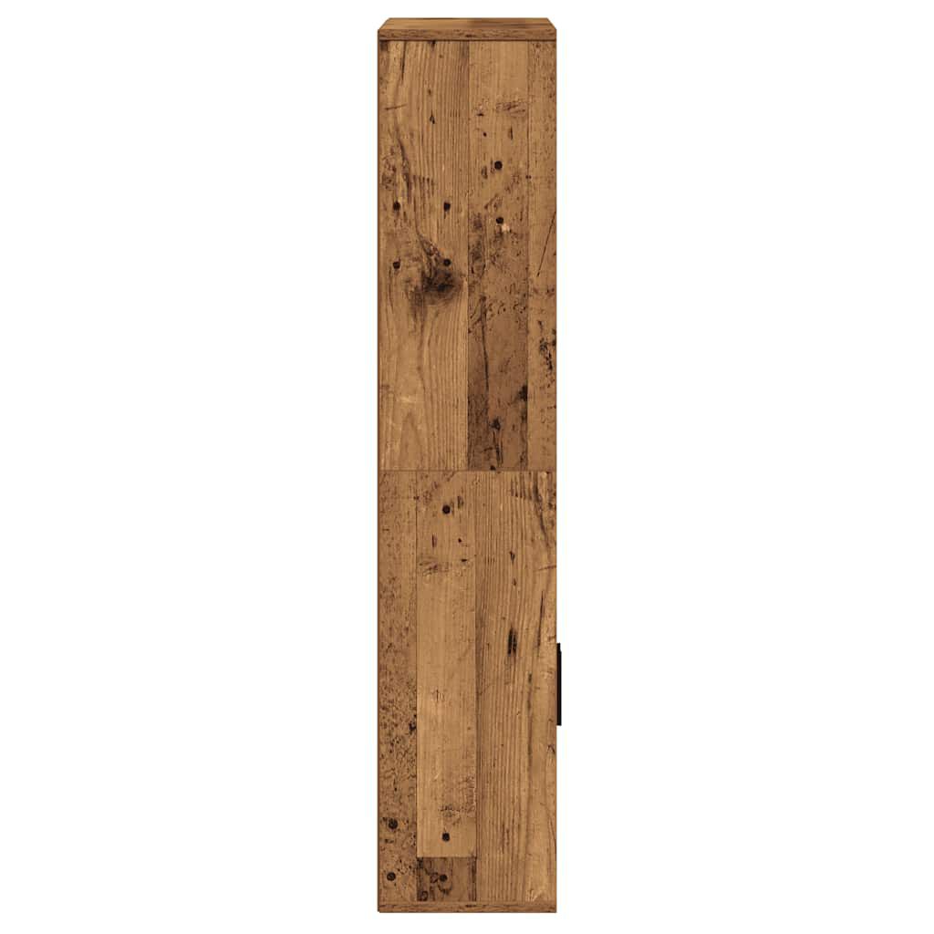 vidaXL Βιβλιοθήκη Όψη Παλαιού Ξύλου 60x24x120 εκ. Επεξεργασμένο Ξύλο