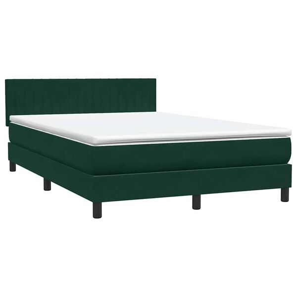 vidaXL &Kappa;&rho;&epsilon;&beta;ά&tau;&iota; Boxspring &mu;&epsilon; &Sigma;&tau;&rho;ώ&mu;&alpha; &Sigma;&kappa;&omicron;ύ&rho;&omicron; &Pi;&rho;ά&sigma;&iota;&nu;&omicron; 160x210&epsilon;&kappa;. &Beta;&epsilon;&lambda;&omicron;ύ&delta;&iota;&nu;&omicron;