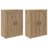 vidaXL Τοίχου Ντουλάπες Επιτοίχιο 2 pcs Artisan Oak 69,5 x 34 x 90 εκ.