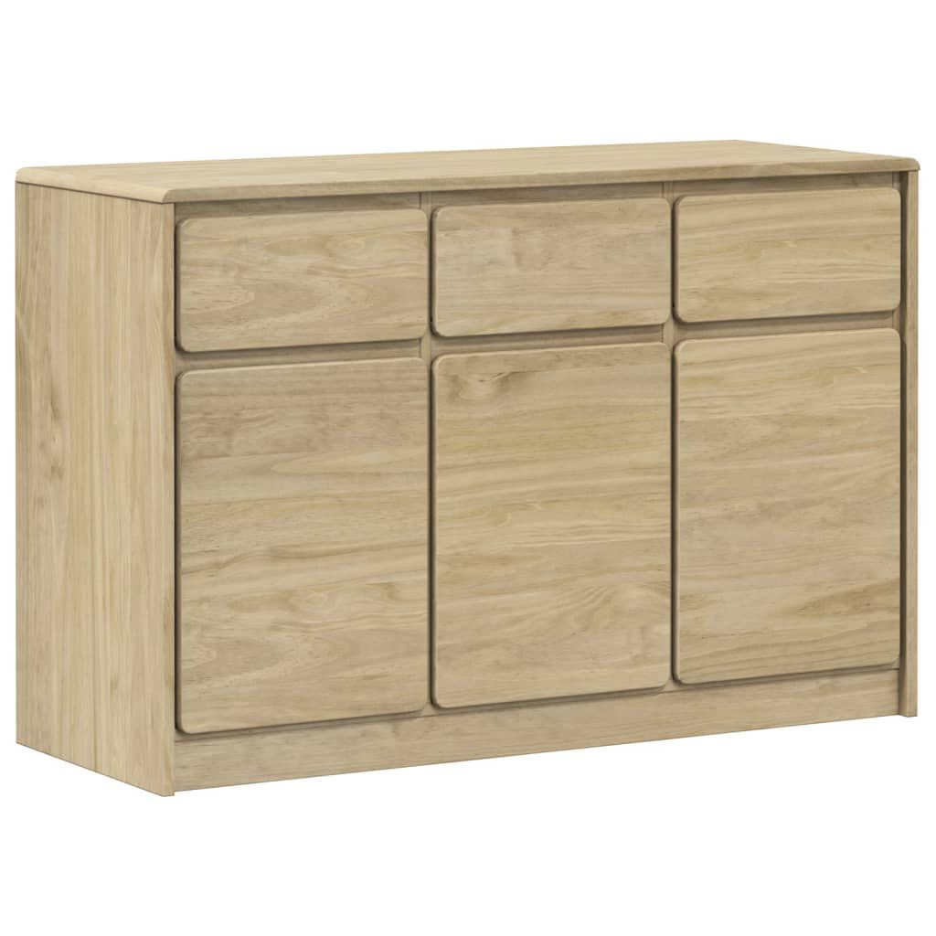 vidaXL Μπουφές SAUDA Δρυς 114x43x75,5 εκ. από Μασίφ Ξύλο Πεύκου