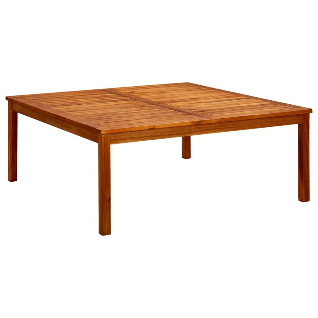 vidaXL Τραπεζάκι Σαλονιού Κήπου 110 x 110 x 45 εκ. Μασίφ Ξύλο Ακακίας
