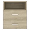 vidaXL Κομοδίνο Sonoma Δρυς 50 x 32 x 60 εκ.