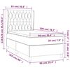 vidaXL &Kappa;&rho;&epsilon;&beta;ά&tau;&iota; Boxspring &mu;&epsilon; &Sigma;&tau;&rho;ώ&mu;&alpha; &Alpha;&nu;&omicron;&iota;&chi;&tau;ό &Gamma;&kappa;&rho;&iota; 90x200 &epsilon;&kappa;. &Upsilon;&phi;&alpha;&sigma;&mu;ά&tau;&iota;&nu;&omicron;