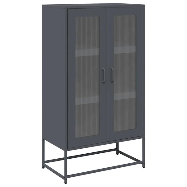 vidaXL Highboard &Alpha;&nu;&theta;&rho;&alpha;&kappa;ί 68x39x123 cm &Chi;ά&lambda;&upsilon;&beta;&alpha;&sigmaf;