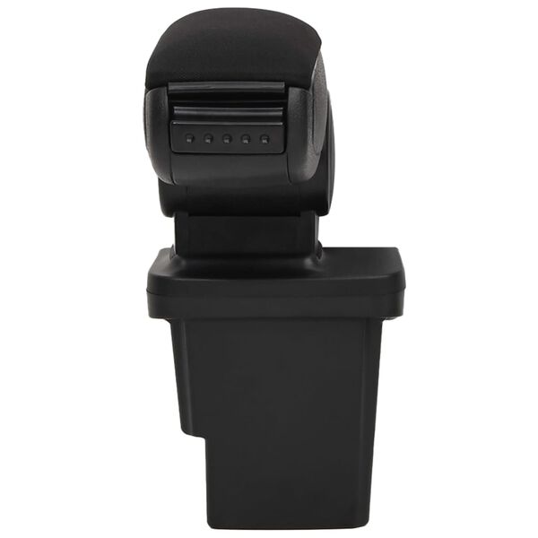 vidaXL Τεμπέλης Αυτοκινήτου Μαύρος 17x32x(37-53) εκ. από ABS