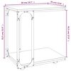 vidaXL Βοηθητικό Τραπέζι με Ρόδες Sonoma Δρυς 50x35x55,5εκ. Επεξ. Ξύλο