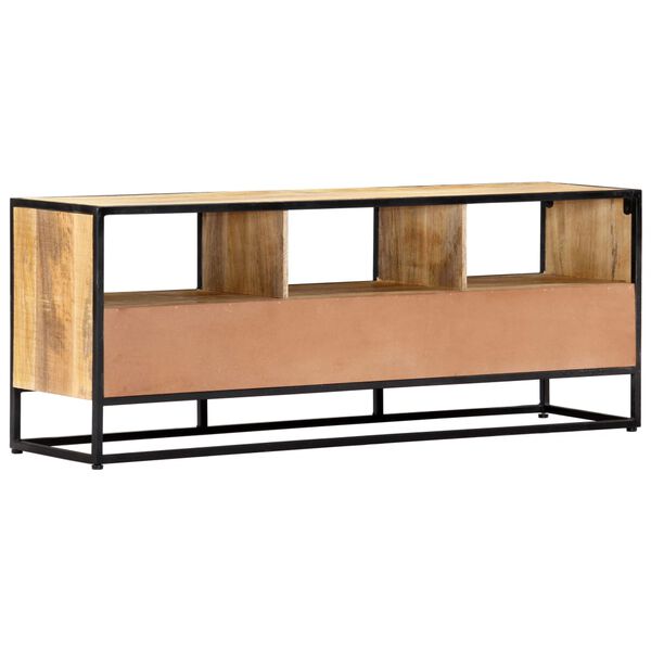 vidaXL Έπιπλο Τηλεόρασης 120 x 30 x 45 εκ. από Μασίφ Ξύλο Μάνγκο