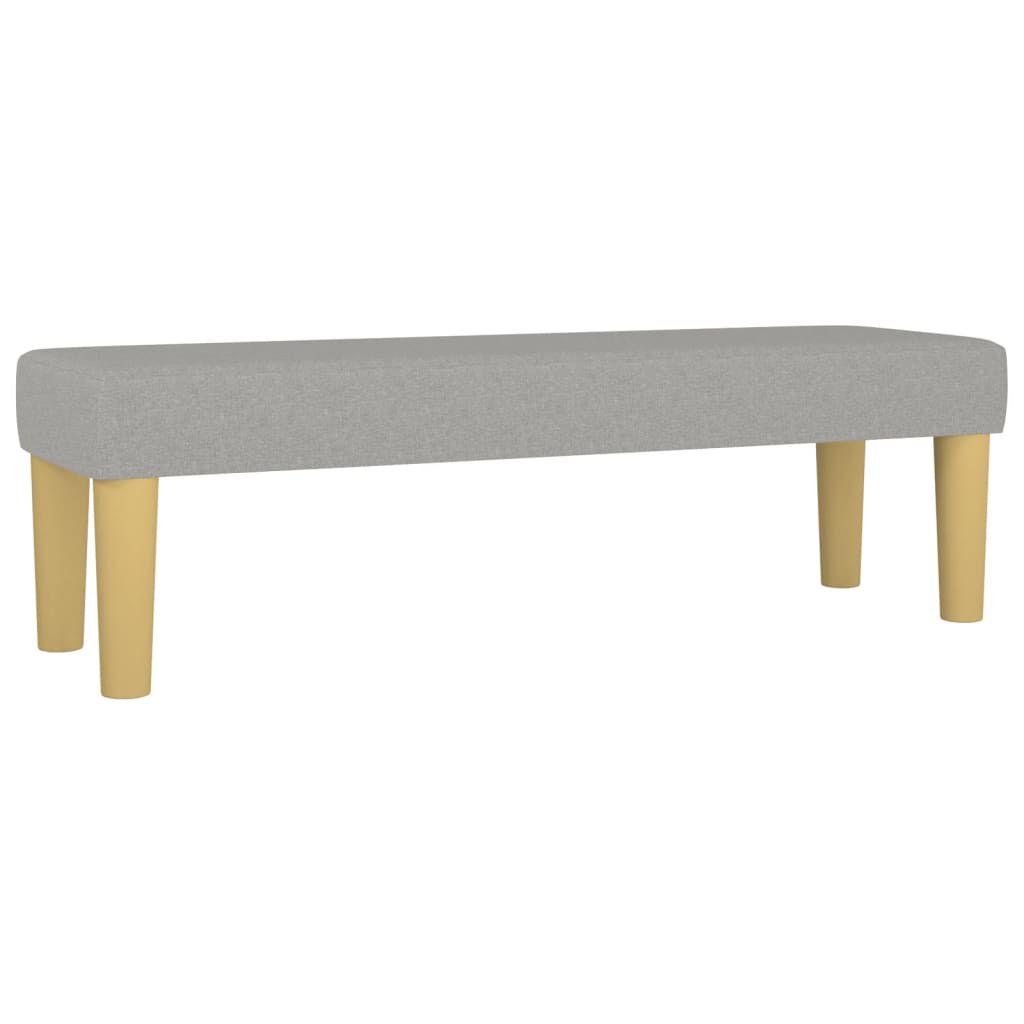 vidaXL Κρεβάτι Boxspring με Στρώμα Ανοιχτό Γκρι 200x200 εκ. Υφασμάτινο
