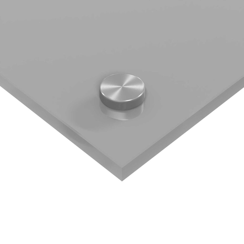 vidaXL Κουζίνα Πλακόστρωσης Φωτεινό Γκρι 70x50x0,6 εκ. Θερμοσυγκρατημένο Γυαλί