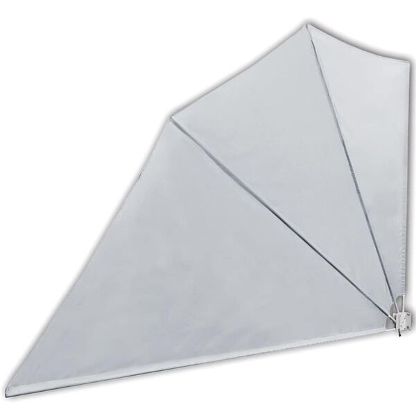 vidaXL Σκίαστρο Βεράντας Πλαϊνό Πτυσσόμενο Γκρι 160 x 240 εκ.