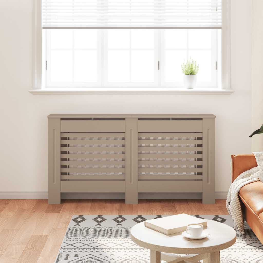 vidaXL Κάλυμμα Καλοριφέρ 152 x 19 x 81,5 εκ. από MDF