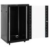 vidaXL Καμπίνα Δικτύου με Περιστ. Πόδια 18U 19" IP20 60x60x100 εκ.