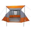 vidaXL Σκηνή Camping Γκρι και Πορτοκαλί 482 x 360 x 227 εκ ταφτάς