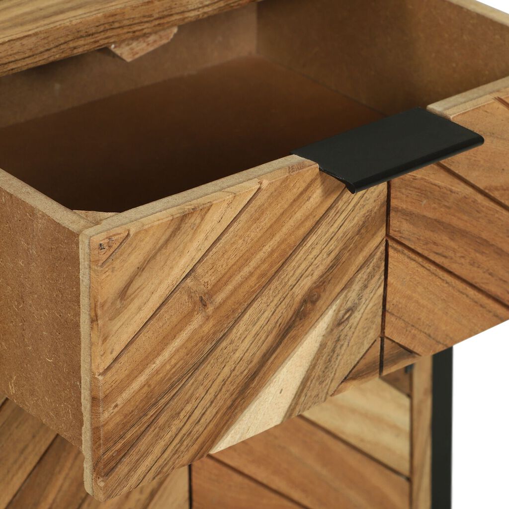 vidaXL Πλευρικός Ντούλαπας 100x30x75 cm Μασίφ Ξύλο Ακακίας