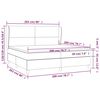 vidaXL &Kappa;&rho;&epsilon;&beta;ά&tau;&iota; Boxspring &mu;&epsilon; &Sigma;&tau;&rho;ώ&mu;&alpha; &Rho;&omicron;&zeta; 200x200 &epsilon;&kappa;. &Beta;&epsilon;&lambda;&omicron;ύ&delta;&iota;&nu;&omicron;