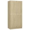 vidaXL Ντουλάπα Sonoma Δρυς 82,5 x 51,5 x 180 εκ. από Επεξ. Ξύλο