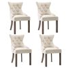 vidaXL &Kappa;&alpha;&rho;έ&kappa;&lambda;&epsilon;&sigmaf; &Tau;&rho;&alpha;&pi;&epsilon;&zeta;&alpha;&rho;ί&alpha;&sigmaf; 4 &tau;&epsilon;&mu;. &Mu;&pi;&epsilon;&zeta; &Upsilon;&phi;&alpha;&sigma;&mu;ά&tau;&iota;&nu;&epsilon;&sigmaf;