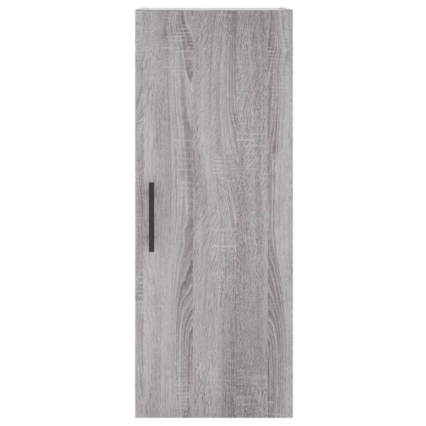 vidaXL Μπουφές Sonoma Γκρι 34,5 x 34 x 180 εκ. από Επεξεργασμένο Ξύλο