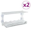 vidaXL Ταΐστρες Πουλιών για Παράθυρο 2 τεμ. 30x12x15 εκ. Ακρυλικές