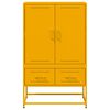 vidaXL Ντουλάπι Μουσταρδί 68x39x111,5 εκ. από Ατσάλι