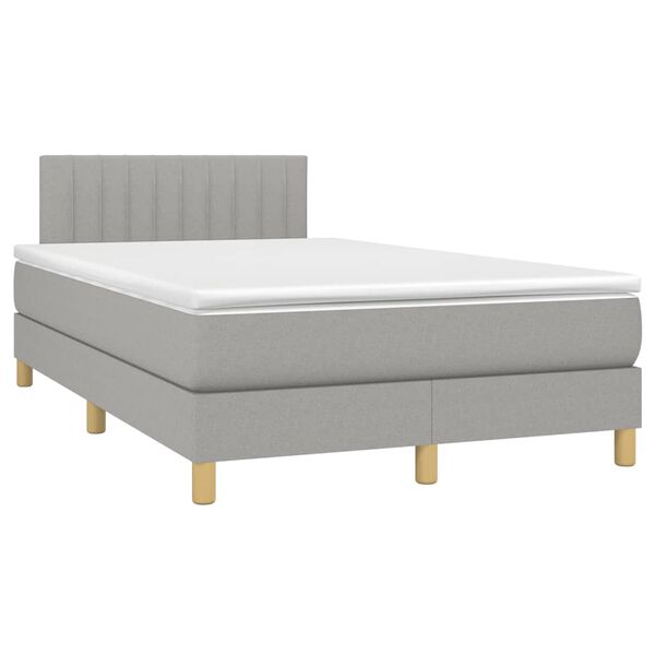 vidaXL &Kappa;&rho;&epsilon;&beta;ά&tau;&iota; Boxspring &mu;&epsilon; &Sigma;&tau;&rho;ώ&mu;&alpha; &Alpha;&nu;&omicron;&iota;&chi;&tau;ό &Gamma;&kappa;&rho;&iota; 120x190 &epsilon;&kappa;. &Upsilon;&phi;&alpha;&sigma;&mu;ά&tau;&iota;&nu;&omicron;