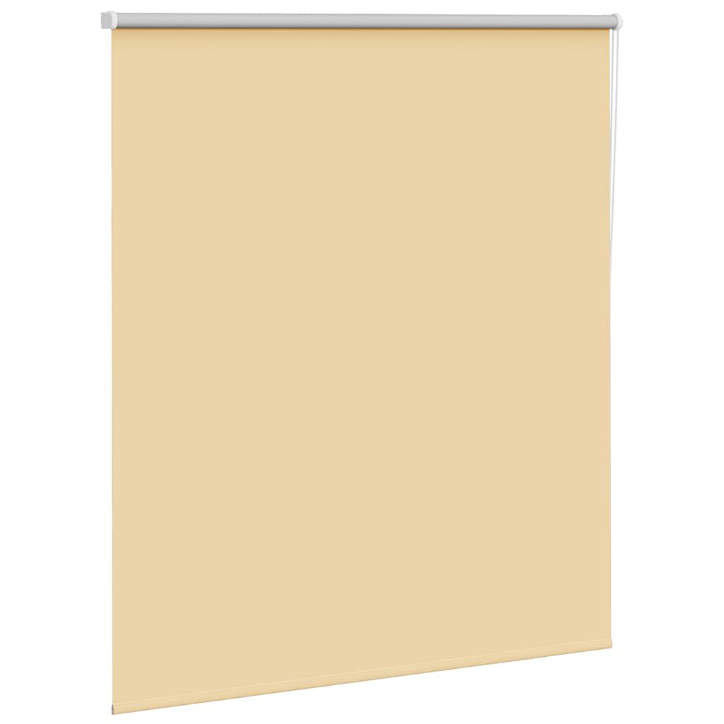vidaXL Roller Blind Blackout Μπεζ 140x175 cm Πλάτος υφάσματος 136,6cm