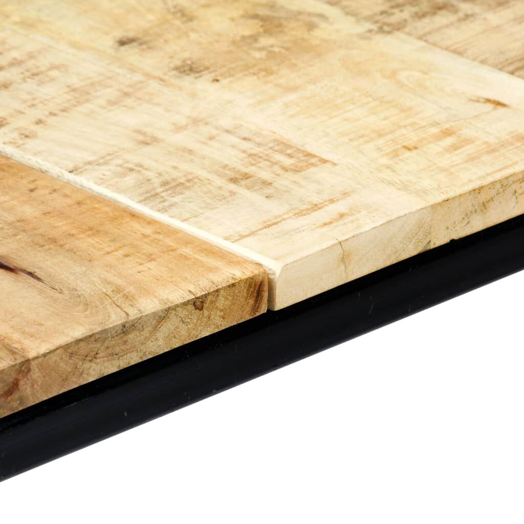 vidaXL Τραπεζαρία 180 x 90 x 75 εκ. από Μασίφ Ακατέργαστο Ξύλο Μάνγκο