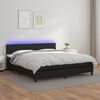 vidaXL &Kappa;&rho;&epsilon;&beta;ά&tau;&iota; Boxspring &mu;&epsilon; &Sigma;&tau;&rho;ώ&mu;&alpha; & LED &Mu;&alpha;ύ&rho;&omicron; 180x200 &epsilon;&kappa;. &Sigma;&upsilon;&nu;&theta;. &Delta;έ&rho;&mu;&alpha;