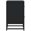 vidaXL Κομοδίνα 2 τεμ. Μαύρα 40x31x50 εκ. από Επεξεργασμένο Ξύλο
