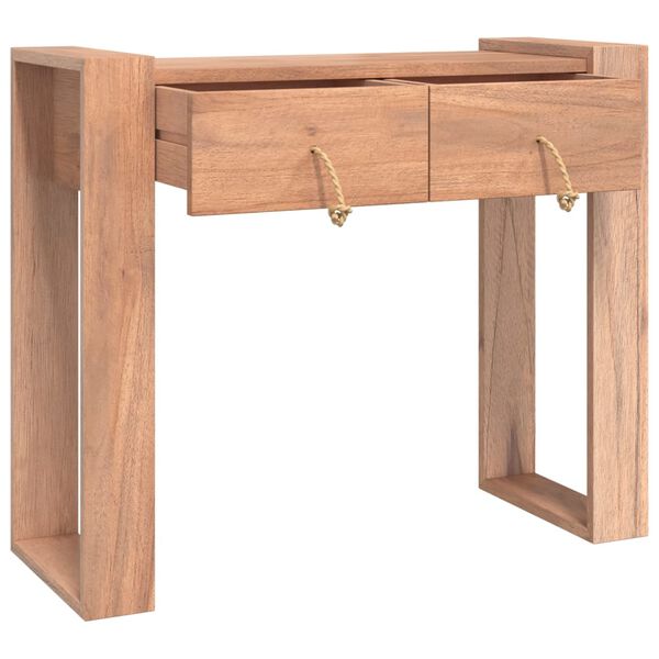 vidaXL Τραπέζι Κονσόλα 90 x 35 x 75 εκ. από Μασίφ Ξύλο Teak